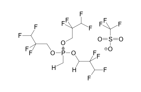 TRIS(2,2,3,3-TETRAFLUOROPROPOXY)METHYLPHOSPHONIUM TRIFLATE