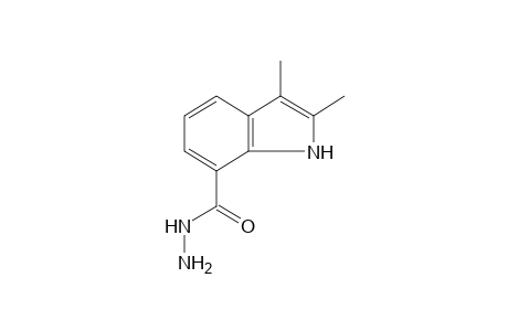 2,3-dimethylindole-7-carboxylic acid, hydrazide