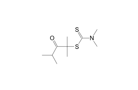 dimethyldithiocarbamic acid, ester with 2,4-dimethyl-2-mercapto-3-pentanone