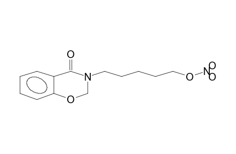 nitric acid 5-(4-keto-2H-1,3-benzoxazin-3-yl)pentyl ester