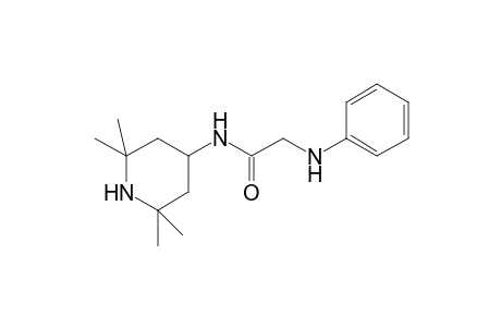 acetamide, 2-(phenylamino)-N-(2,2,6,6-tetramethyl-4-piperidinyl)-