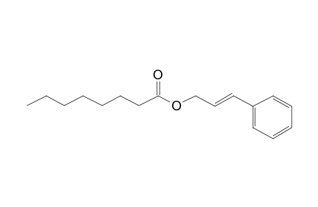 Octanoic acid, 3-phenyl-2-propenyl ester