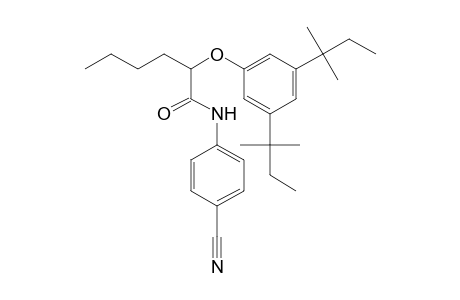 Hexanamide, 2-[3,5-bis(1,1-dimethylpropyl)phenoxy]-N-(4-cyanophenyl)-