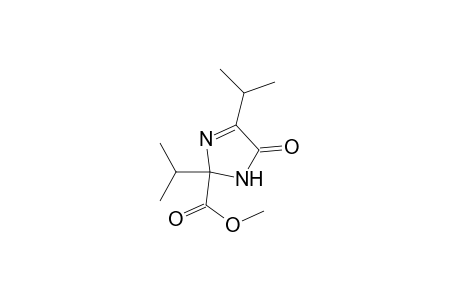 1H-Imidazole-2-carboxylic acid, 2,5-dihydro-2,4-bis(1-methylethyl)-5-oxo-, methyl ester