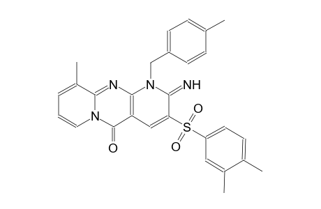 3-[(3,4-dimethylphenyl)sulfonyl]-2-imino-10-methyl-1-(4-methylbenzyl)-1,2-dihydro-5H-dipyrido[1,2-a:2,3-d]pyrimidin-5-one