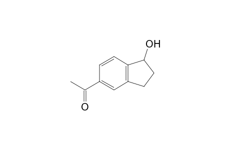 1-(1-hydroxy-2,3-dihydro-1H-inden-5-yl)ethanone