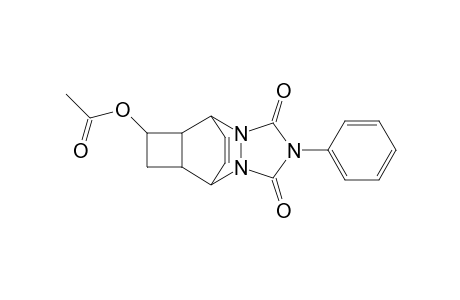 5,8-Etheno-1H-cyclobuta[d][1,2,4]triazolo[1,2-a]pyridazine-1,3(2H)-dione, 6-(acetyloxy)-5,5a,6,7,7a,8-hexahydro-2-phenyl-