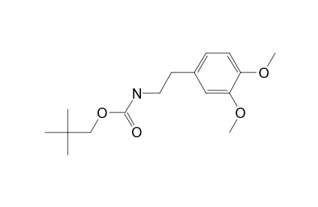 Carbonic acid, monoamide, N-(3,4-dimethoxyphenethyl)-, neopentyl ester