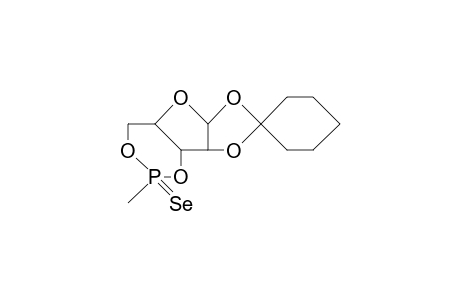(Rp)-1,2-O-cyclohexylidene-A-D-xylofuranose 3,5-O-methylselenonophosphonate