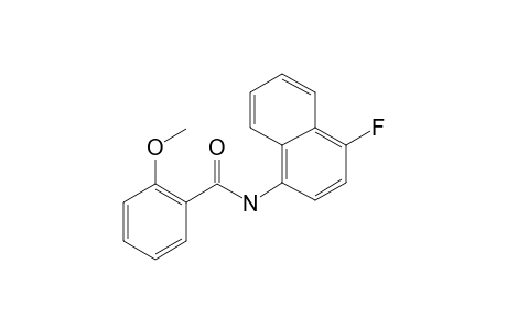 Benzamide, 2-methoxy-N-(4-fluoro-1-naphthyl)-