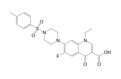 1-ethyl-6-fluoro-7-{4-[(4-methylphenyl)sulfonyl]-1-piperazinyl}-4-oxo-1,4-dihydro-3-quinolinecarboxylic acid