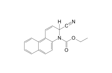 3-Cyano-3,4-dihydrobenzo[F]quinoline-4-carboxylic acid, ethyl ester