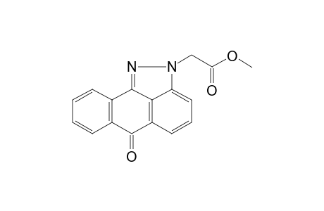 Acetic acid, 2-[6-oxodibenzo[cd,g]indazol-2(6H)-yl]-, methyl ester