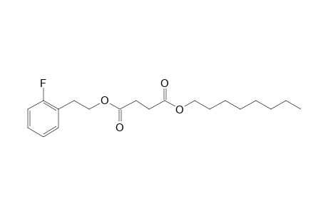 Succinic acid, 2-fluorophenethyl octyl ester