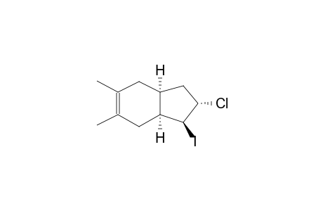 TRANS-7-IODO-CIS-8-CHLORO-3,4-DIMETHYL-CIS-BICYCLO[4.3.0]NON-3-ENE