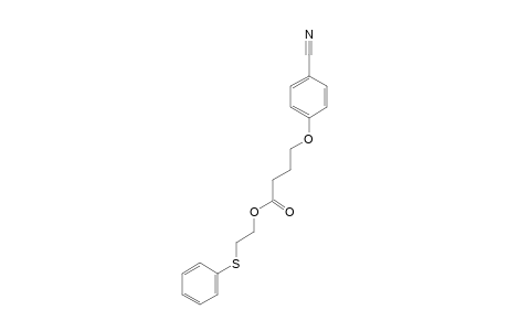 2-(Phenylthio)ethyl 4-(4-cyanophenoxy)butanoate