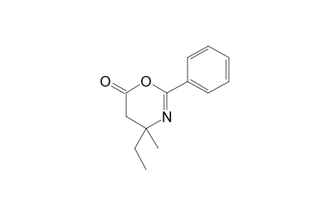 4-Ethyl-4,5-dihydro-4-methyl-2-phenyl-1,3-oxazin-6-one