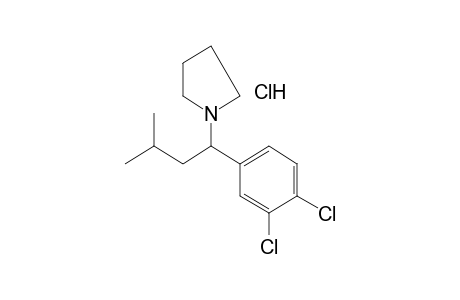 1-(3,4-Dichloro-alpha-isobutylbenzyl)pyrrolidine, hydrochloride