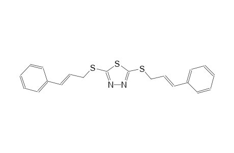 1,3,4-thiadiazole, 2,5-bis[[(2E)-3-phenyl-2-propenyl]thio]-