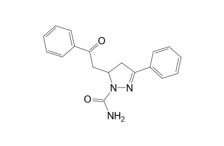 2-carbamoyl-3-benzoylmethyl-5-phenyl-pyrazoline