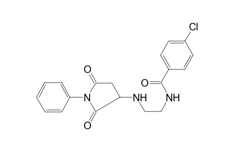 4-Chloro-N-[2-(2,5-dioxo-1-phenyl-pyrrolidin-3-ylamino)-ethyl]-benzamide