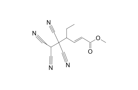 METHYL-(E)-5,5,6,6-TETRACYANO-4-ETHYLHEX-2-ENOATE