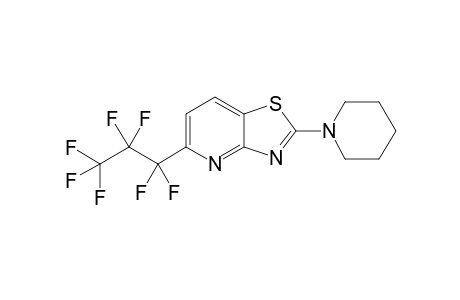 5-(Heptafluoropropyl)-2-(piperidino)thiazolo[4,5-b]pyridine