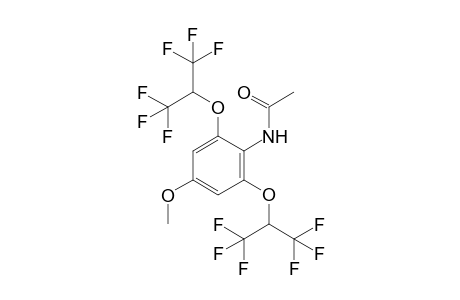 N-[4-methoxy-2,6-bis[2,2,2-trifluoro-1-(trifluoromethyl)ethoxy]phenyl]acetamide