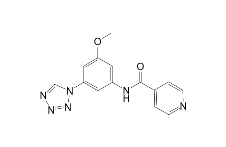 N-(3-Methoxy-5-tetrazol-1-yl-phenyl)-isonicotinamide