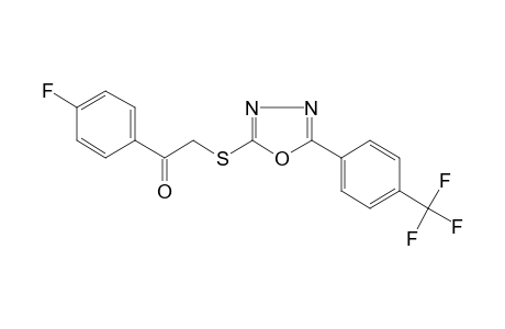 4'-FLUORO-2-{[5-(alpha,alpha,alpha-TRIFLUORO-p-TOLYL)-1,3,4-OXADIAZOL-2-YL]THIO}ACETOPHENONE