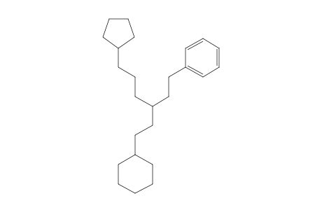 Benzene, [3-(2-cyclohexylethyl)-6-cyclopentylhexyl]-