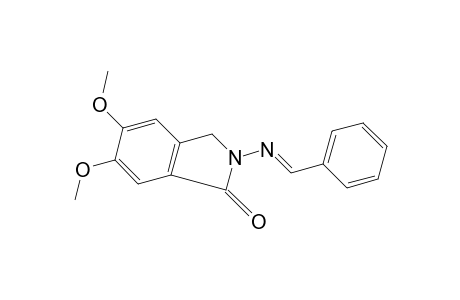 2-(benzylideneamino)-5,6-dimethoxyphthalimidine