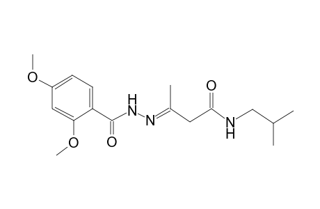 3-[(2,4-Dimethoxy-benzoyl)-hydrazono]-N-isobutyl-butyramide