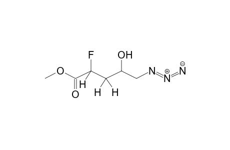 METHYL 5-AZIDO-2-FLUORO-4-HYDROXYPENTANOATE (DIASTEREOMER MIXTURE)