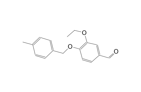 3-Ethoxy-4-[(4-methylbenzyl)oxy]benzaldehyde