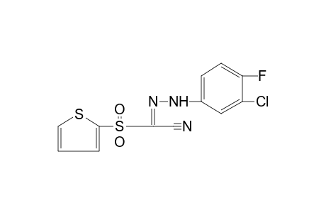 [(2-thienyl)sulfonyl]glyoxylonitrile, (3-chloro-4-fluorophenyl)hydrazone