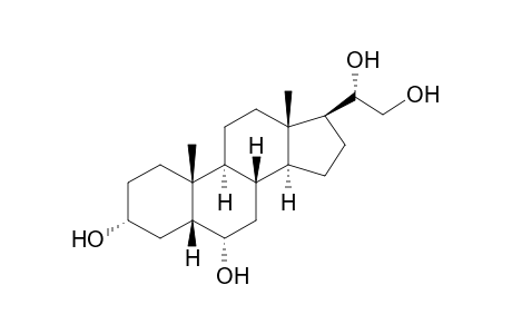 5β-pregnane-3α,6α,20β,21-tetrol