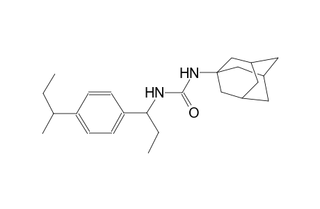 N-(1-adamantyl)-N'-[1-(4-sec-butylphenyl)propyl]urea