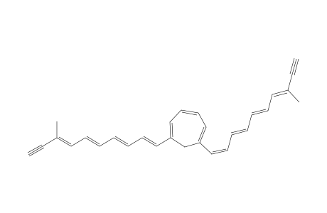 1,3,5-Cycloheptatriene, 1,6-bis(8-methyl-1,3,5,7-decatetraen-9-ynyl)-, (E,E,Z,Z,E,E,E,E)-