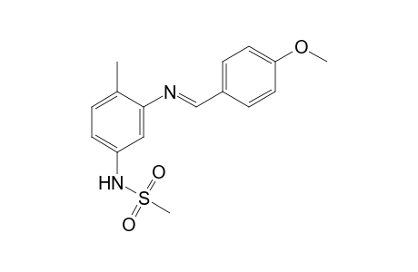 3'-[(p-methoxybenzylidene)amino]methanesulfono-p-toluidide