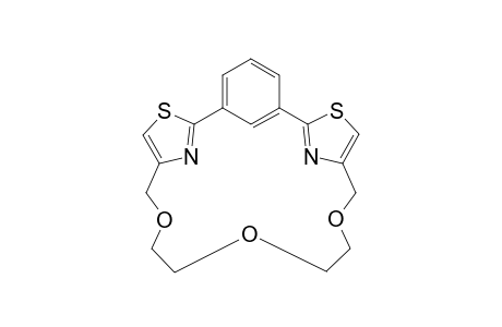 1,3-BIS-(THIAZOLYL)-BENZENE-CORONAND-18-C-5;BBC-18-C-5