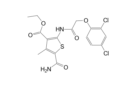 ethyl 5-(aminocarbonyl)-2-{[(2,4-dichlorophenoxy)acetyl]amino}-4-methyl-3-thiophenecarboxylate