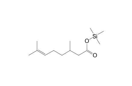 (S)-(-)-citronellic acid, tms derivative