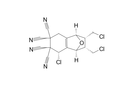 1,4-Epoxynaphthalene-6,6,7,7-tetracarbonitrile, 5-chloro-2,3-bis(chloromethyl)-1,2,3,4,5,8-hexahydro-, (1.alpha.,2.alpha.,3.alpha.,4.alpha.,5.alpha.)-