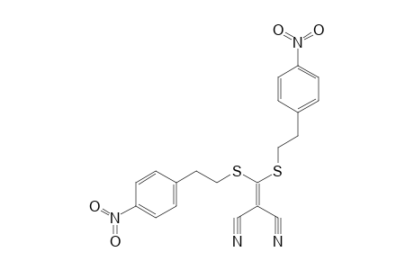 {bis[(p-Nitrophenethyl)thio]methylene}malononitrile