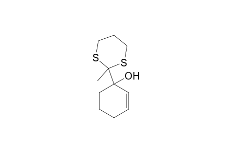 1-[2-(2-METHYL-1,3-DITHIANYL)]-2-CYCLOHEXEN-1-OL