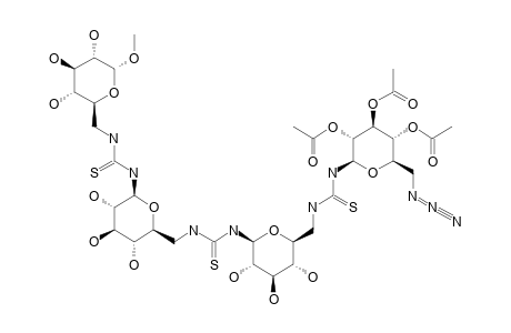 #25;METHYL-6-DEOXY-6-[N'-[6-DEOXY-6-[N'-[6-DEOXY-6-[N'-(2,3,4-TRI-O-ACETYL-6-AZIDO-6-DEOXY-BETA-D-GLUCOPYRANOSYL)-THIOUREIDO]-BETA-D-GLUCOPYRANOSYL]-THI