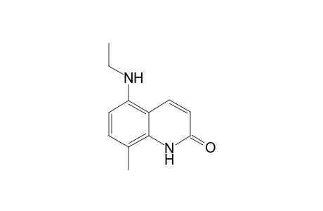 5-(ethylamino)-8-methyl-2(1H)-quinolinone