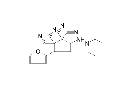 3-(2,2-DIETHYLHYDRAZINO)-1,1,2,2-TETRACYANO-5-(2-FURYL)CYCLOPENTANE