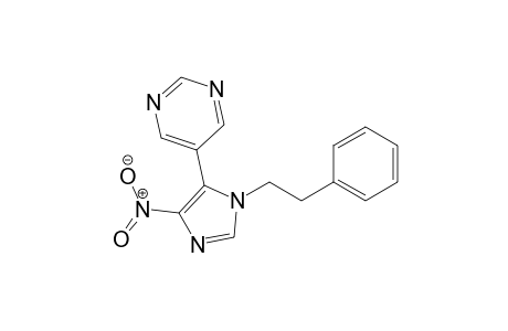 5-(4-Nitro-1-phenethyl-1H-imidazol-5-yl)pyrimidine